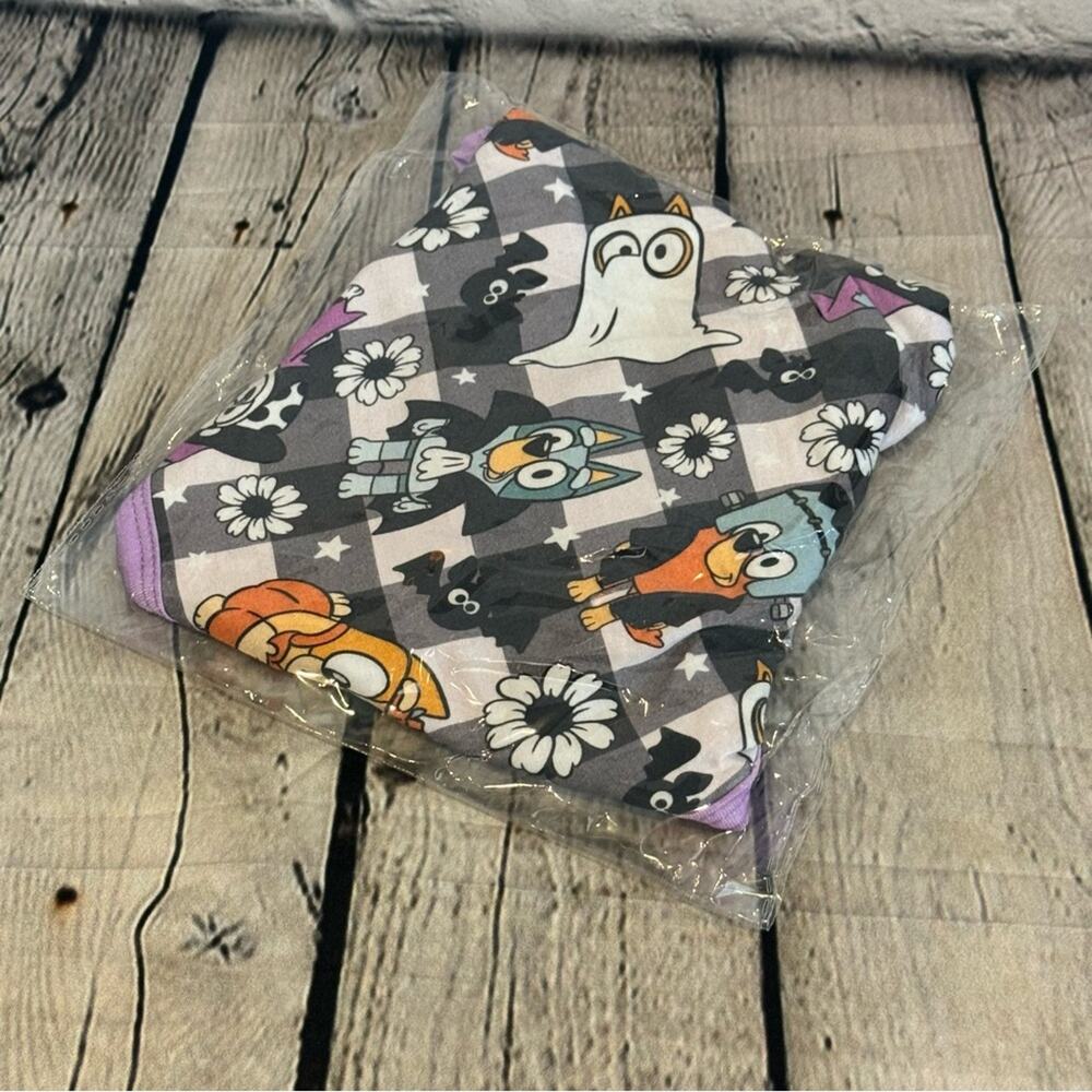 Bluey Halloween Minky Back Bamboo Lovey